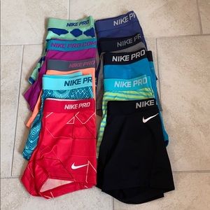 Nike pro shorts 10 pairs, SOLD SOLD SOLD